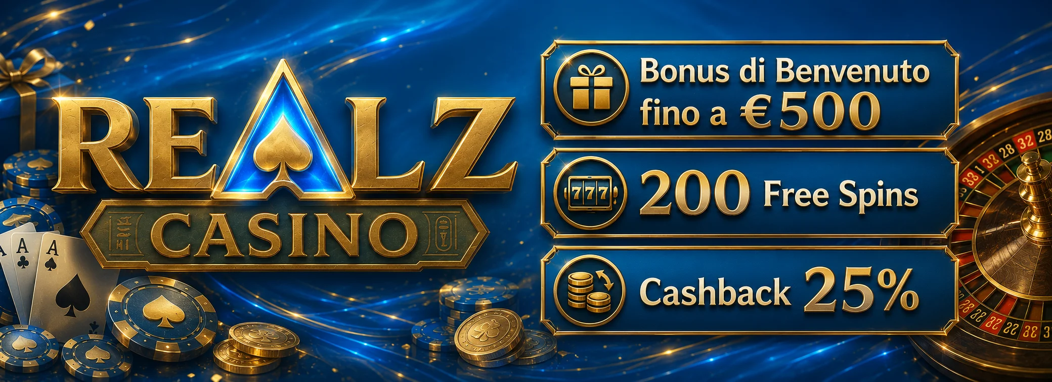 Fino a € 500 + 200 giri gratis